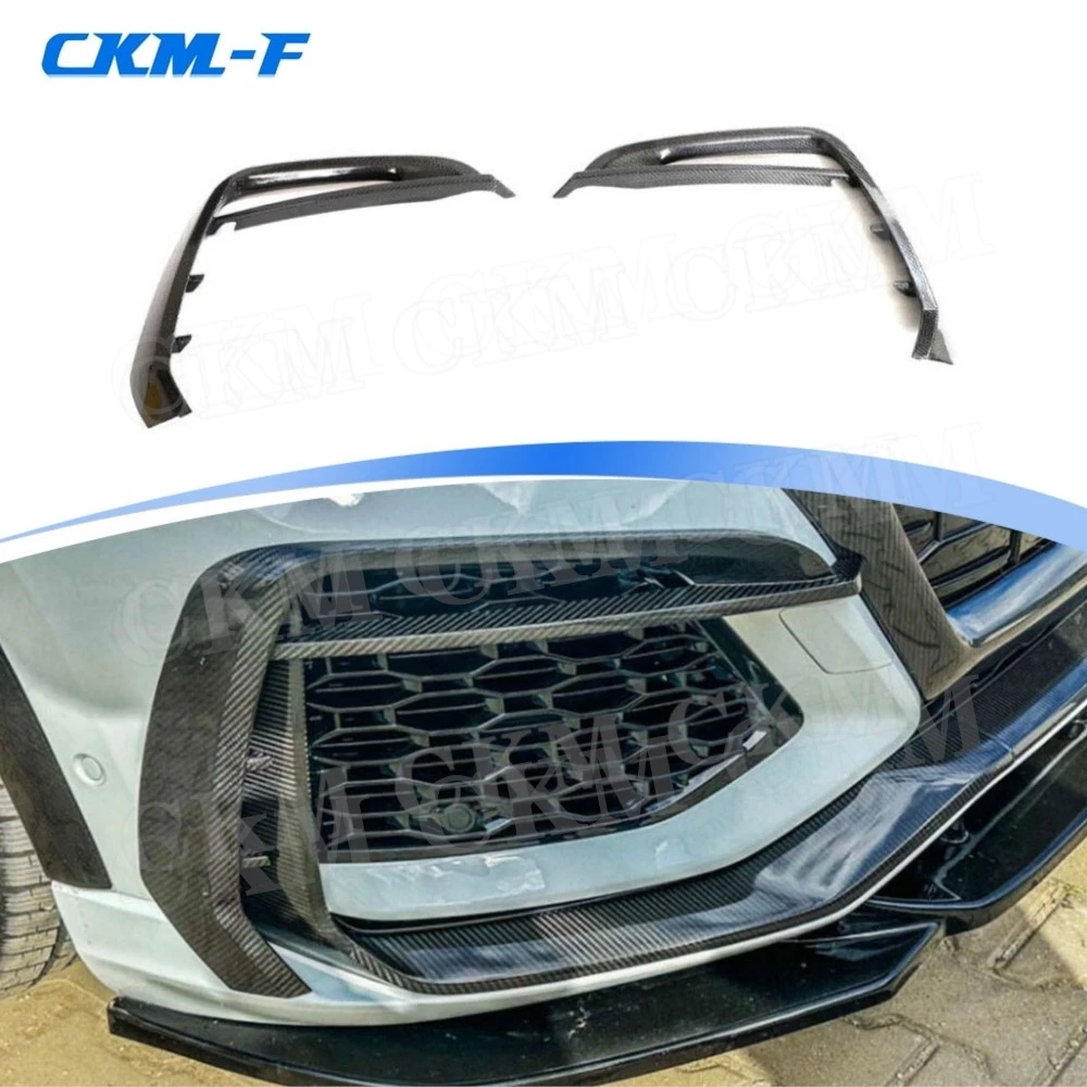 Carbon Fiber Car Front Bumper Fender Splitters Trim for Audi RSQ8 2020-2023 FRP Front Air Vent Body Kits Accessories
Carbon Fiber Car Front Bumper Fender Splitters Trim for Audi RSQ8 2020-2023 FRP Front Air Vent Body Kits Accessories