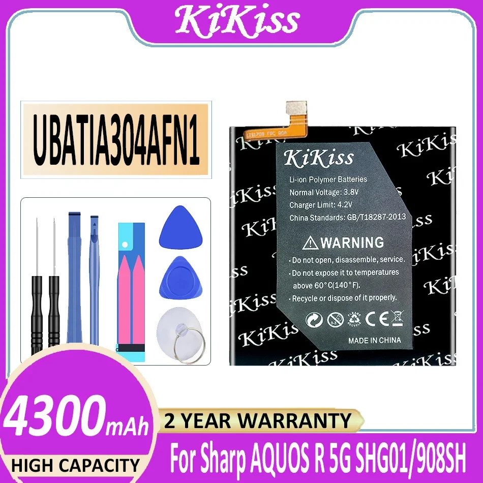 Аккумулятор UBATIA304AFN1 4300 мАч для Sharp AQUOS R 5G SHG01 908SH Bateria
Аккумулятор UBATIA304AFN1 4300 мАч для Sharp AQUOS R 5G SHG01 908SH Bateria