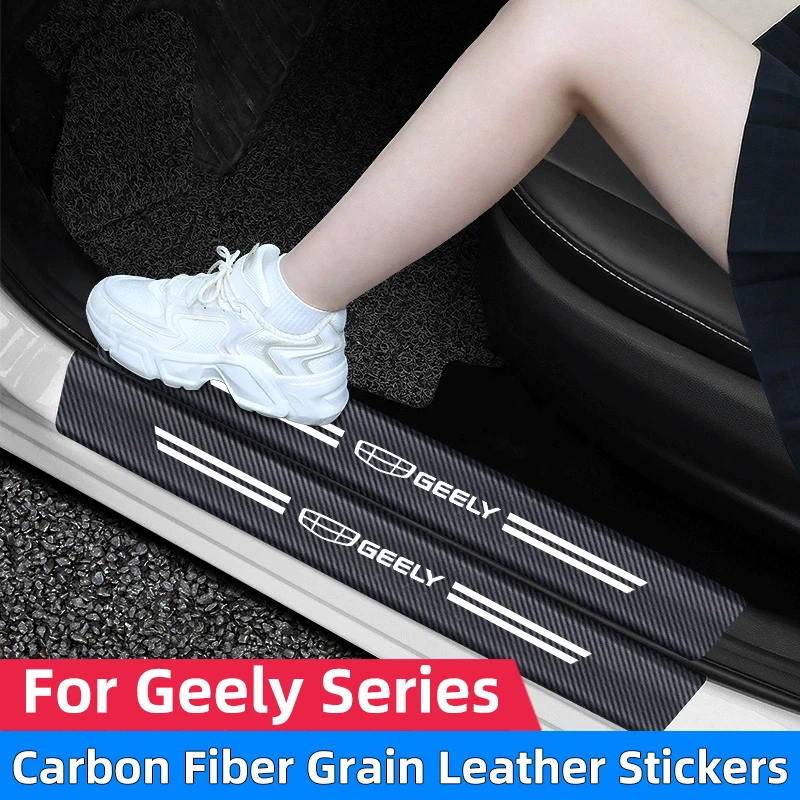 For Geely Atlas Coolray Emgrand GX3 EC78 GC6 CK Car Threshold Strip Carbon fiber Car Trunk Door Sill Strip Protective Stickers
For Geely Atlas Coolray Emgrand GX3 EC78 GC6 CK Car Threshold Strip Carbon fiber Car Trunk Door Sill Strip Protective Stickers