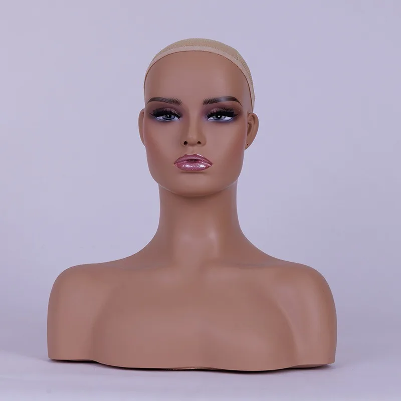 European and American Style Realistic Mannequin Half Body Head with Shoulder, Ideal for Wig Hat Accessories Display
European and American Style Realistic Mannequin Half Body Head with Shoulder, Ideal for Wig Hat Accessories Display