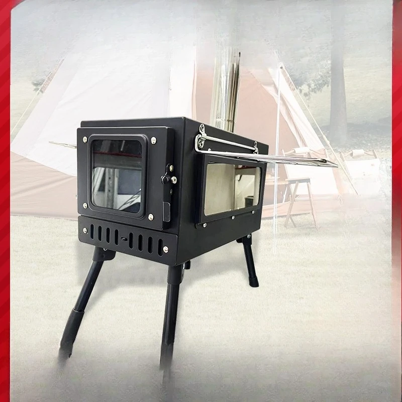 Tent cassette heating outdoor camping folding portable indoor firewood stove wholesale
Tent cassette heating outdoor camping folding portable indoor firewood stove wholesale