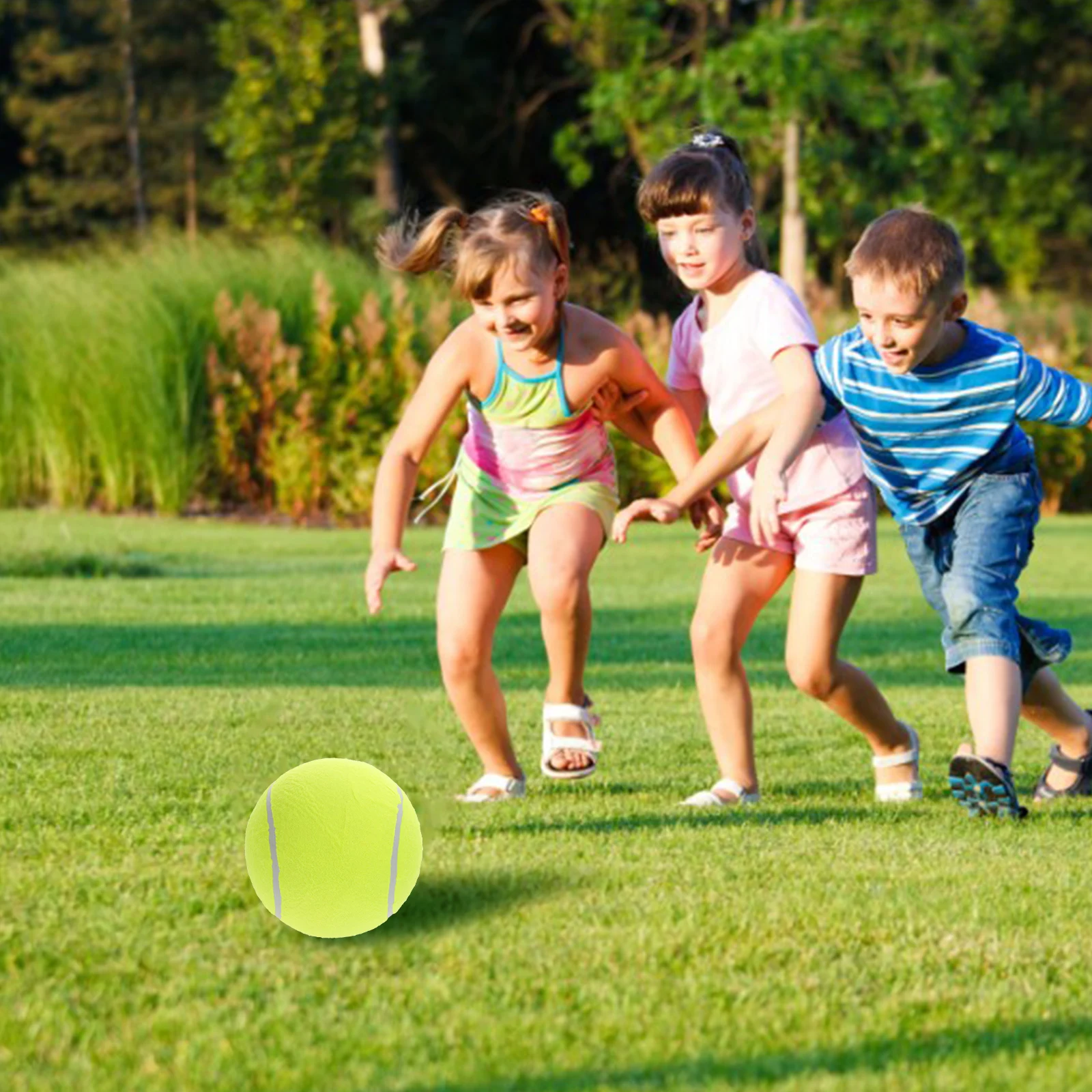 1pc Inflatable Tennis Ball Rubber Large Kids Sports Toys Balls Durable Flannel Surface Flexible Tennis Exercise Helper Outdoor 
1pc Inflatable Tennis Ball Rubber Large Kids Sports Toys Balls Durable Flannel Surface Flexible Tennis Exercise Helper Outdoor