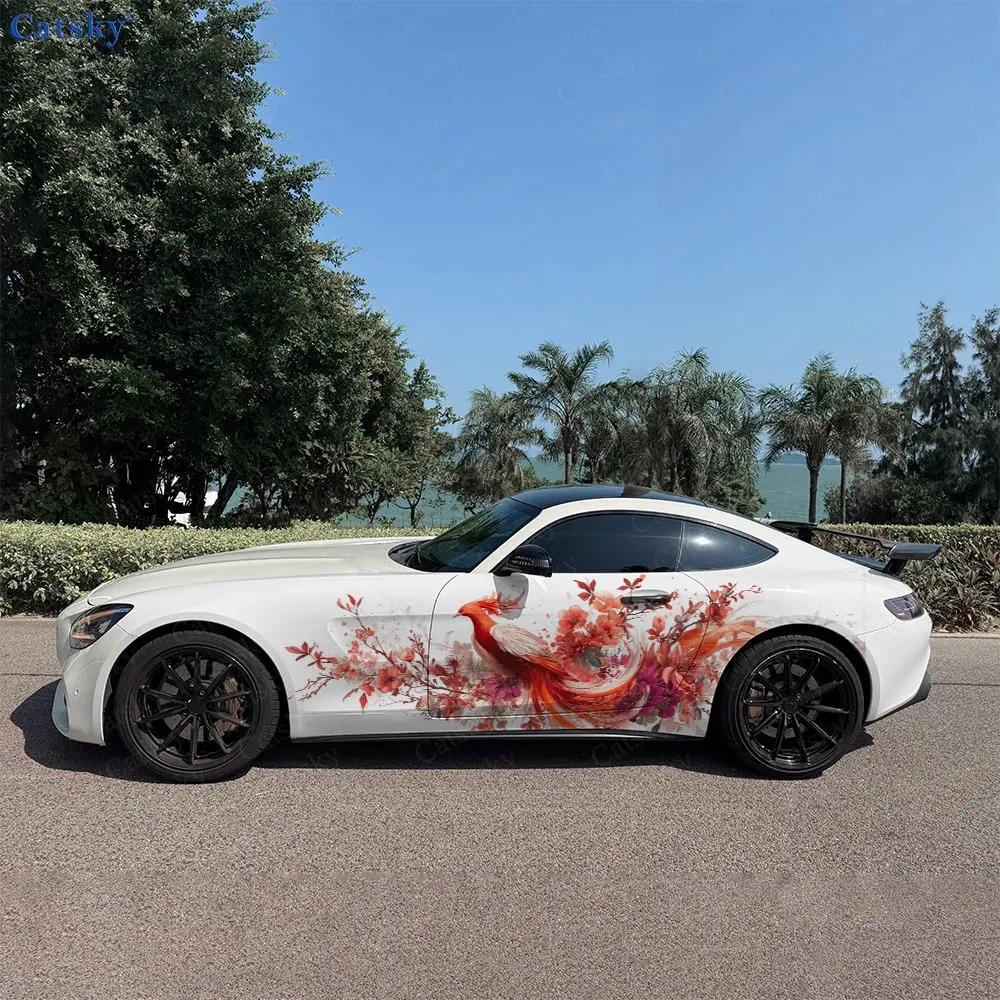 2pcs Pink Phoenix Sakura Wild, Durable, Fade-resistant, Enhance Vehicle Aesthetics With Bold Artistic Design Car Vinyl Wraps
2pcs Pink Phoenix Sakura Wild, Durable, Fade-resistant, Enhance Vehicle Aesthetics With Bold Artistic Design Car Vinyl Wraps