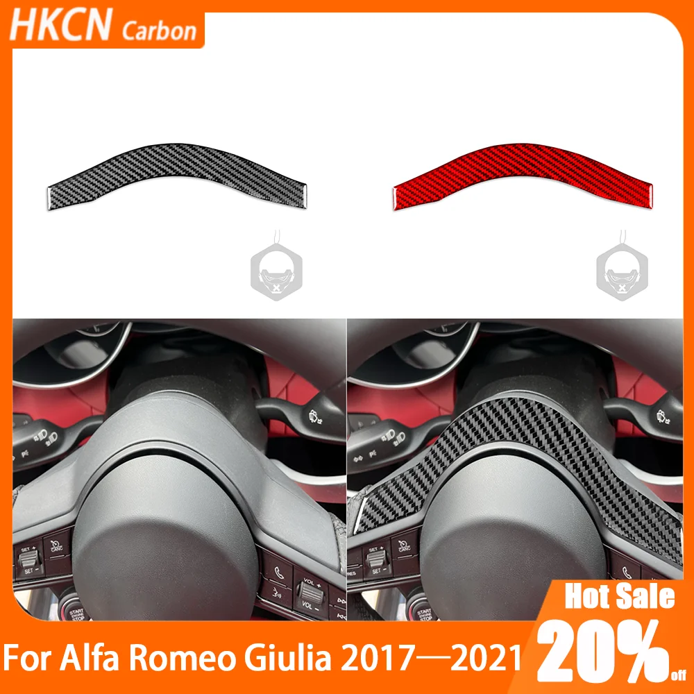 Carbon Fiber Steering Wheel Plate Panel Car Accessories Interior Cover Trim Sticker Modification For Alfa Romeo Giulia 2020—2021
Carbon Fiber Steering Wheel Plate Panel Car Accessories Interior Cover Trim Sticker Modification For Alfa Romeo Giulia 2020—2021