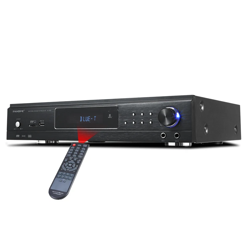 5.1 Home Theater System Amplifier, 6-channel Hi-Fi BT AV Karaoke Subwoofer Audio Power Amplifier
5.1 Home Theater System Amplifier, 6-channel Hi-Fi BT AV Karaoke Subwoofer Audio Power Amplifier
