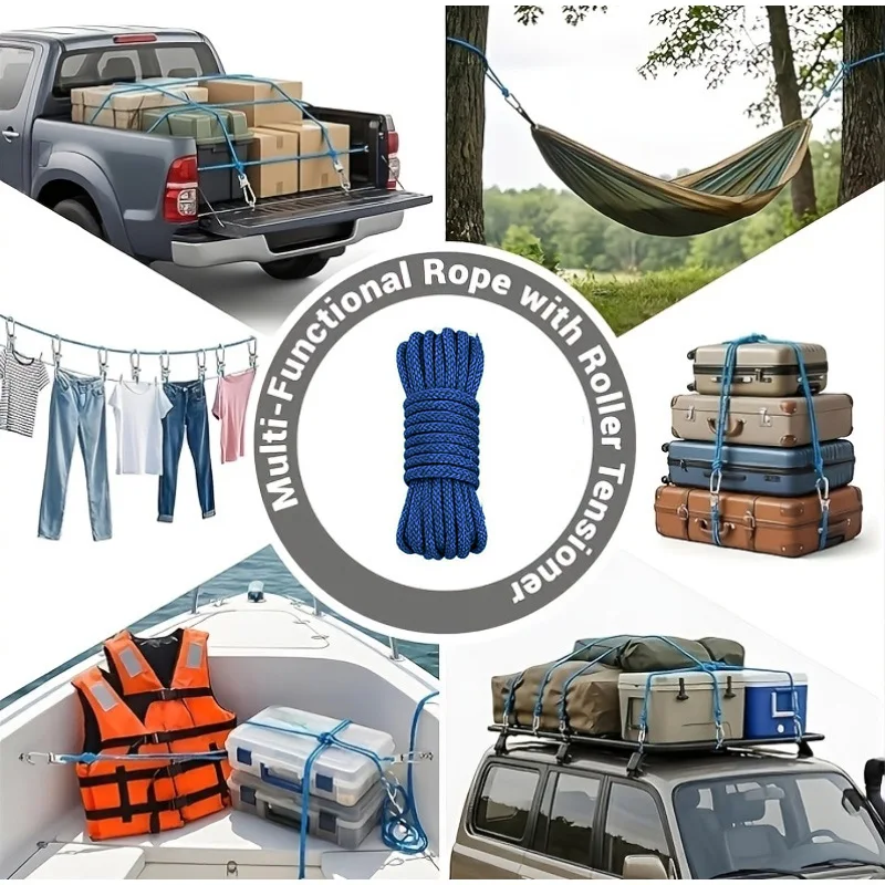 Rope Tensioner Multi-functional Cord Tightener Roller Rope Tensioner Outdoor Camping Gear For Tent Cargo Hammock
Rope Tensioner Multi-functional Cord Tightener Roller Rope Tensioner Outdoor Camping Gear For Tent Cargo Hammock