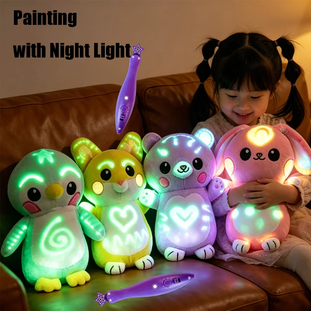 NEW Glowing Plush Toy Soft Animal For Kids With Night Light Function For Bedtime Companion And Travel Birthday Gift
NEW Glowing Plush Toy Soft Animal For Kids With Night Light Function For Bedtime Companion And Travel Birthday Gift