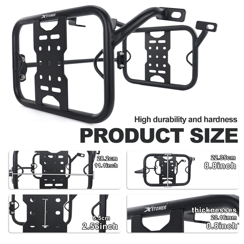 Motorcycle Steel Saddlebag Support Bracket Pannier Racks Side carrier Side Luggage Rack DRZ 4S / SM DRZ-4SM 2025-2026 For Suzuki
Motorcycle Steel Saddlebag Support Bracket Pannier Racks Side carrier Side Luggage Rack DRZ 4S / SM DRZ-4SM 2025-2026 For Suzuki