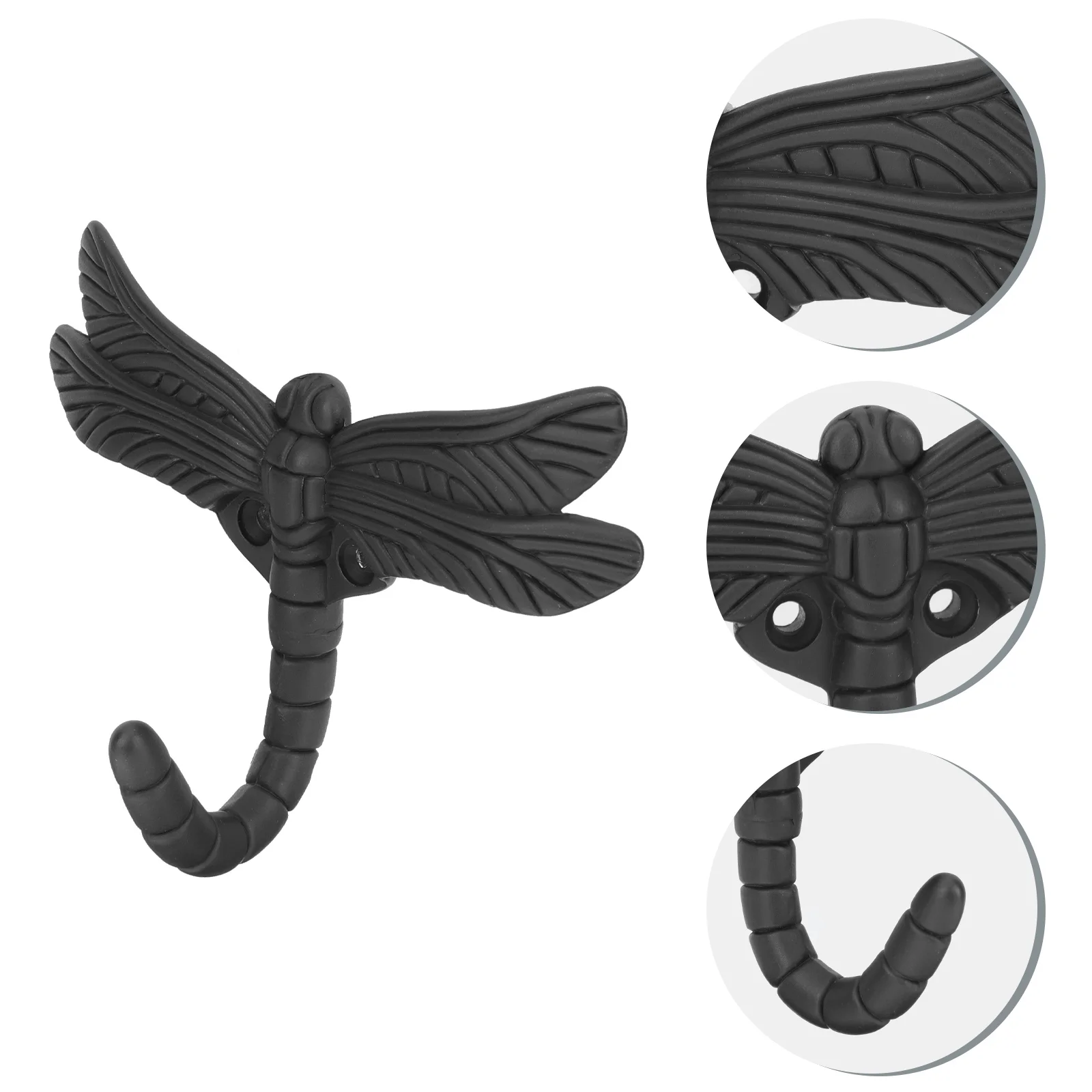 Wall Mount Dragonfly Hook Heavy Duty Clothes Rack Door Wrought Iron Key Hanging
Wall Mount Dragonfly Hook Heavy Duty Clothes Rack Door Wrought Iron Key Hanging