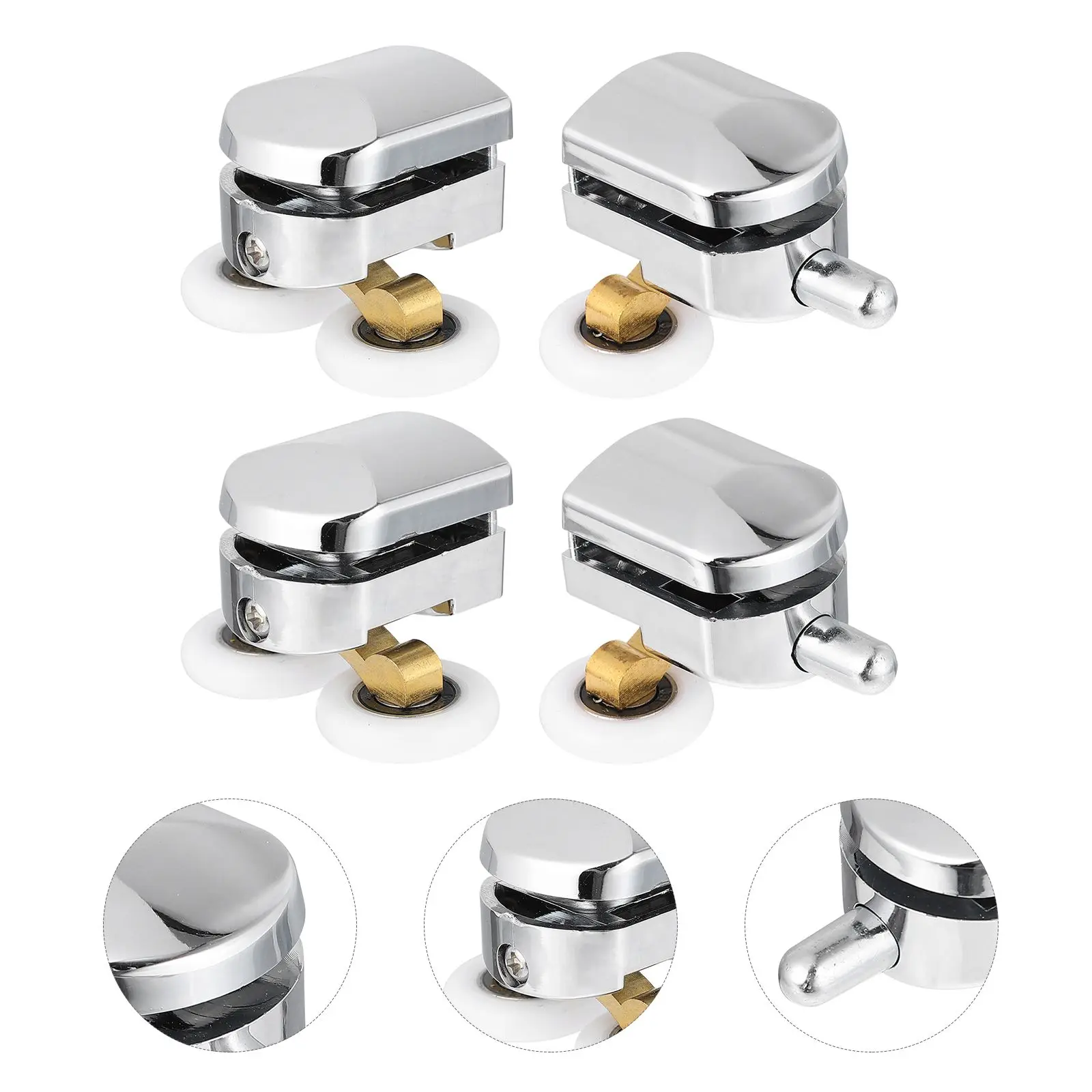 Bathroom Glass Door Pulley Shower Bottom Guide Wheel Rollers Electroplating Plastic Alloy Replacement Strong Durable
Bathroom Glass Door Pulley Shower Bottom Guide Wheel Rollers Electroplating Plastic Alloy Replacement Strong Durable