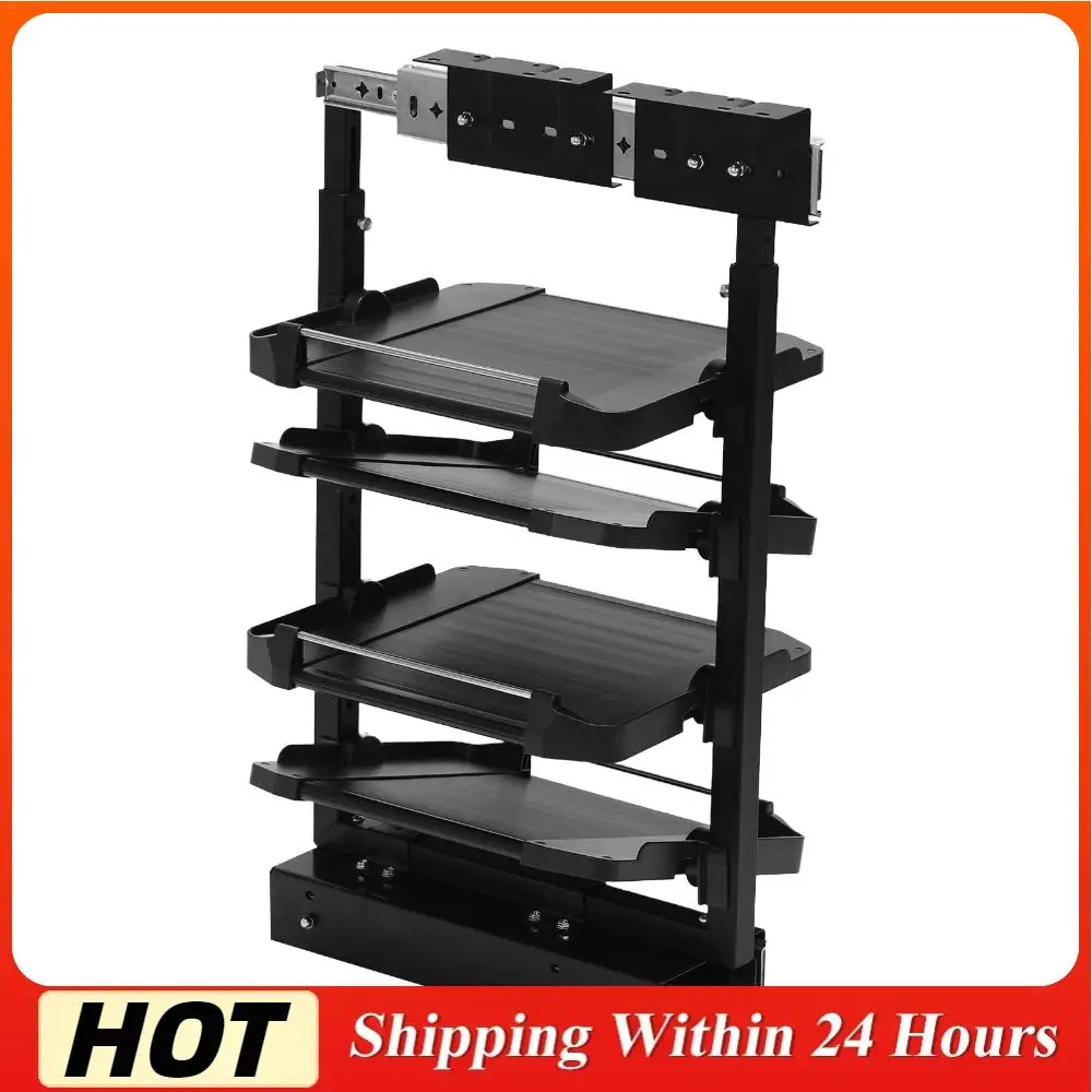 4 Tier Pull-Out Vertical Shelf Organizer Adjustable Height Retractable Shoe Rack Organizer for Small Bedroom Closet
4 Tier Pull-Out Vertical Shelf Organizer Adjustable Height Retractable Shoe Rack Organizer for Small Bedroom Closet