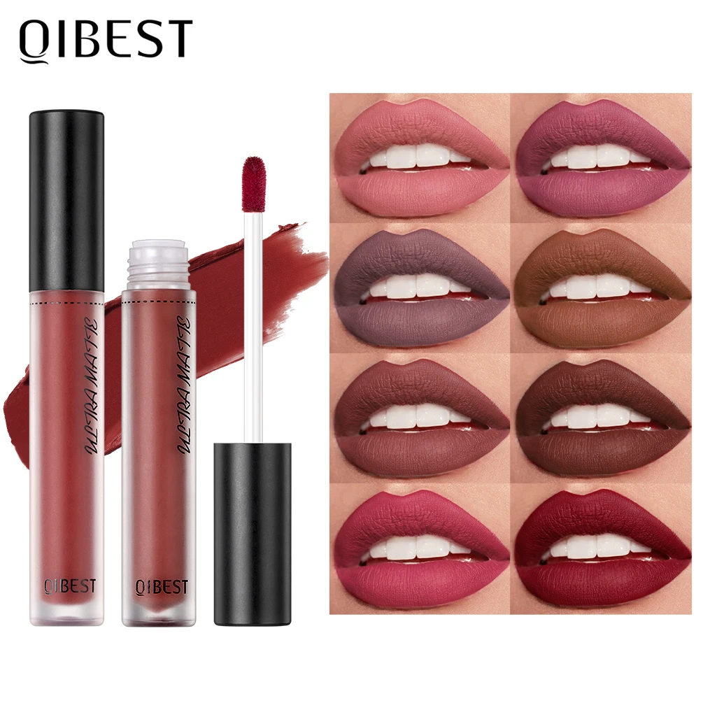 QIBEST 2023 New Lipgloss Makeup Liquid Lipstick Cosmetics Matte Long Lasting Waterproof Velvet Lip Gloss Charming Lips Make Up
QIBEST 2023 New Lipgloss Makeup Liquid Lipstick Cosmetics Matte Long Lasting Waterproof Velvet Lip Gloss Charming Lips Make Up