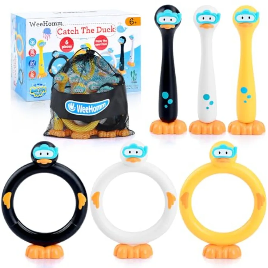 Pool Diving Toys for,6 PCS Swimming Pool Diving Rings, Summer Sticks Toys for Ages 4-8 8-12, Fun Underwater Grow Training for B
Pool Diving Toys for,6 PCS Swimming Pool Diving Rings, Summer Sticks Toys for Ages 4-8 8-12, Fun Underwater Grow Training for B