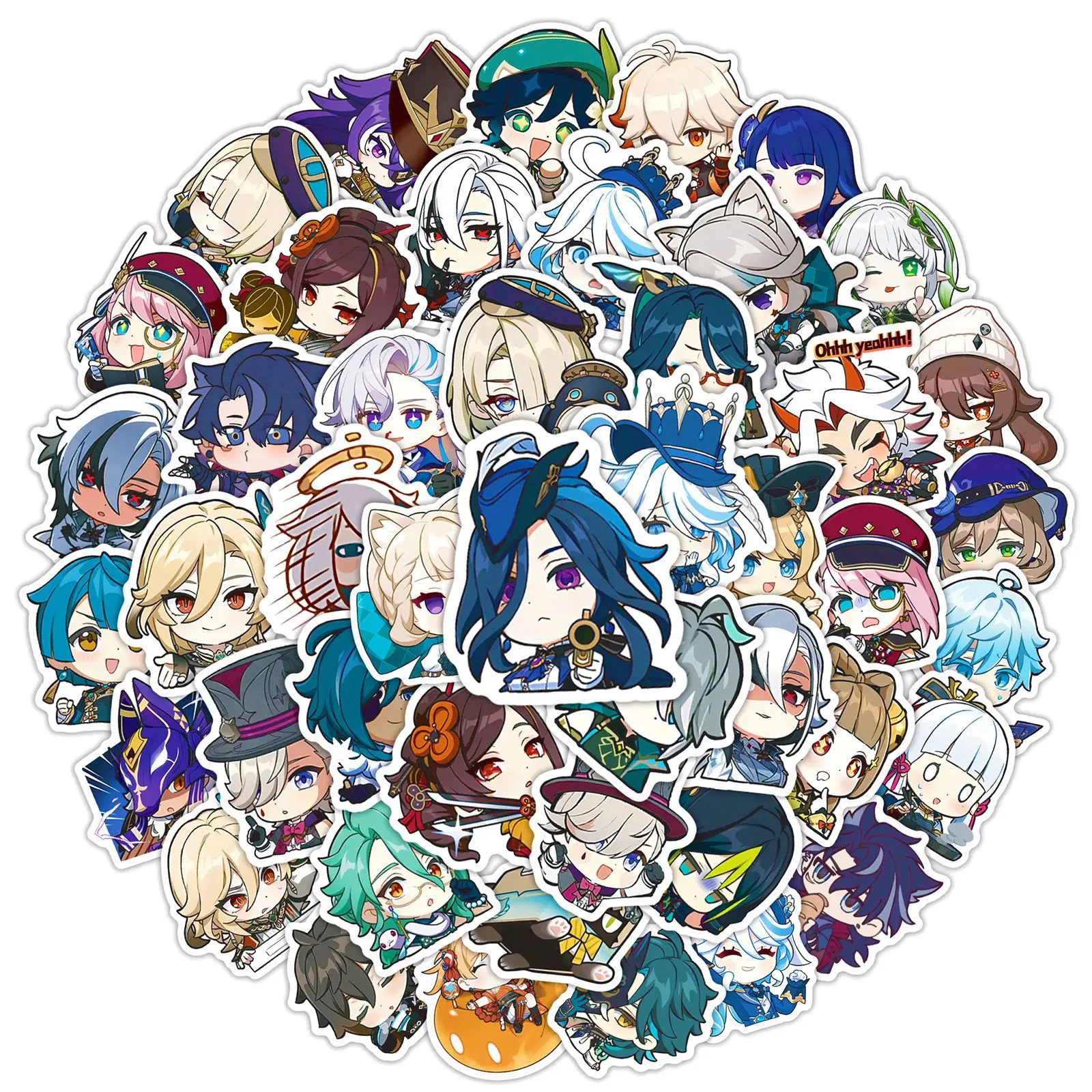 10/50Pcs New Game Genshin Impact Stickers Luggage Decal Suitcase Laptop Phone DIY Anime Waterproof Stickers Children Gift Toy
10/50Pcs New Game Genshin Impact Stickers Luggage Decal Suitcase Laptop Phone DIY Anime Waterproof Stickers Children Gift Toy
