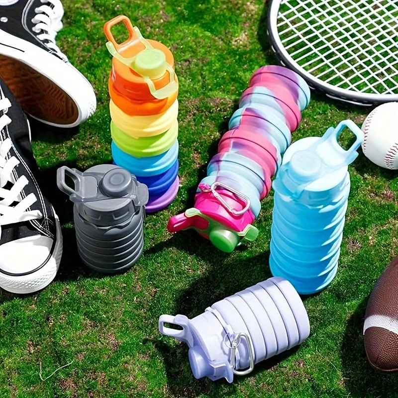 8pcs (8pcs) Collapsible Silicone Water Bottles 16oz Leakproof Reusable Travel Bottles with Clip, Foldable Outdoor Sports Water Containers Suitable for Camping, Hiking, Gym, Yoga - Multi-Color (No Coating)
8pcs (8pcs) Collapsible Silicone Water Bottles 16oz Leakproof Reusable Travel Bottles with Clip, Foldable Outdoor Sports Water Containers Suitable for Camping, Hiking, Gym, Yoga - Multi-Color (No Coating)