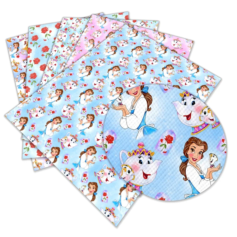 Disney Cartoon Many Princess Character Printed Pattern Faux Leather For DIY Hair Bow Craft Making Leather Roll 11.8*53.5"
Disney Cartoon Many Princess Character Printed Pattern Faux Leather For DIY Hair Bow Craft Making Leather Roll 11.8*53.5"