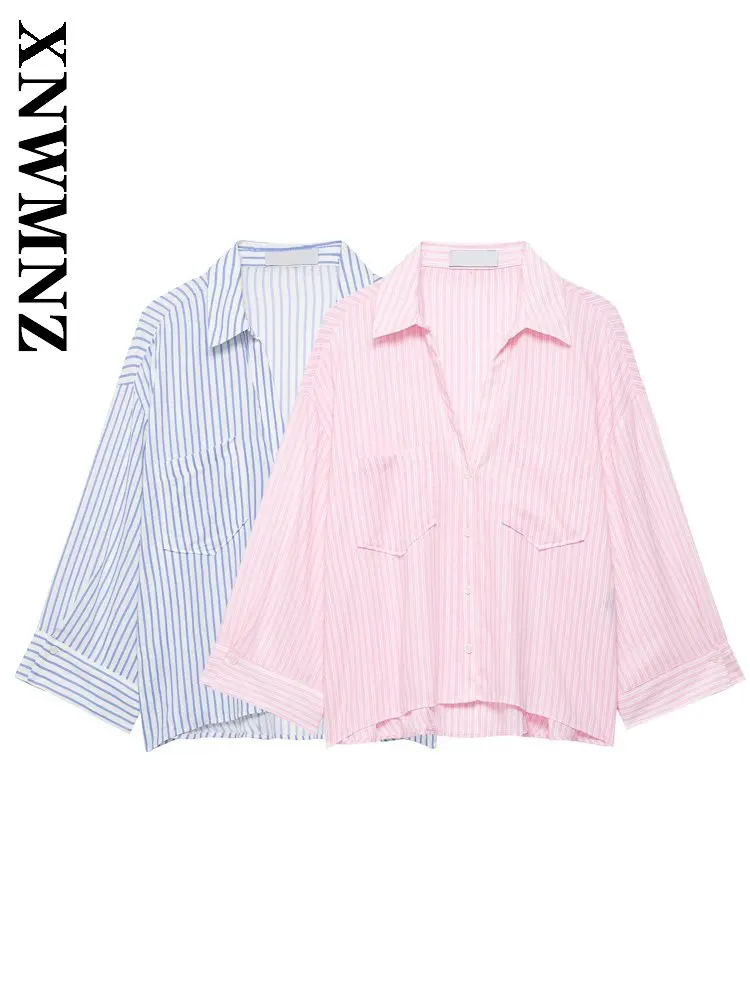 XNWMNZ 2026 Summer New Woman's Preppy Simple Long Sleeve Turn-down Collar Print Satin Shirt Commuting Fashion Lady Vintage Slim
XNWMNZ 2026 Summer New Woman's Preppy Simple Long Sleeve Turn-down Collar Print Satin Shirt Commuting Fashion Lady Vintage Slim