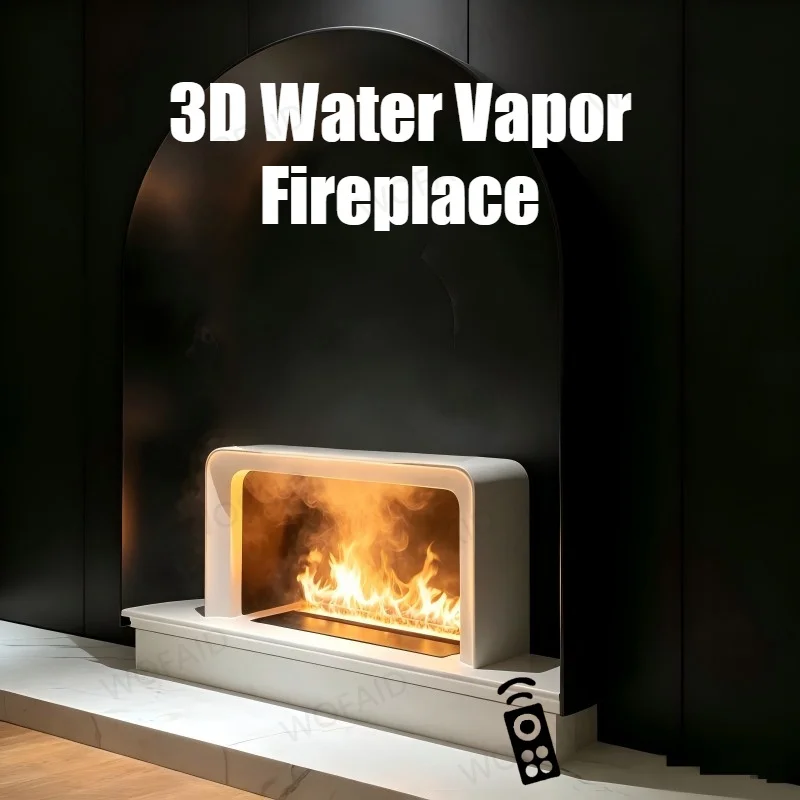 3D Water Vapor Fireplace with Realistic Moving Flame gold mist fireplace 3d flame Ultra-Thin Wall Mount Design for Modern Home
3D Water Vapor Fireplace with Realistic Moving Flame gold mist fireplace 3d flame Ultra-Thin Wall Mount Design for Modern Home