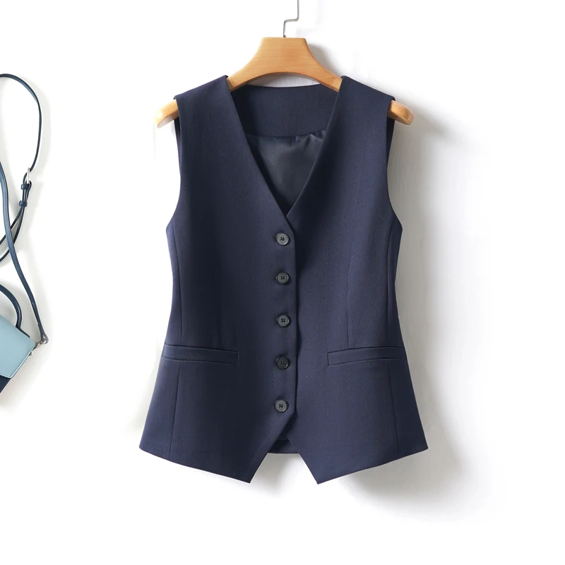 Short V-Neck Single-Breasted Vest for Women Suitable for Spring and Autumn Seasons, Can Be Worn as an Undergarment with a Vest
Short V-Neck Single-Breasted Vest for Women Suitable for Spring and Autumn Seasons, Can Be Worn as an Undergarment with a Vest