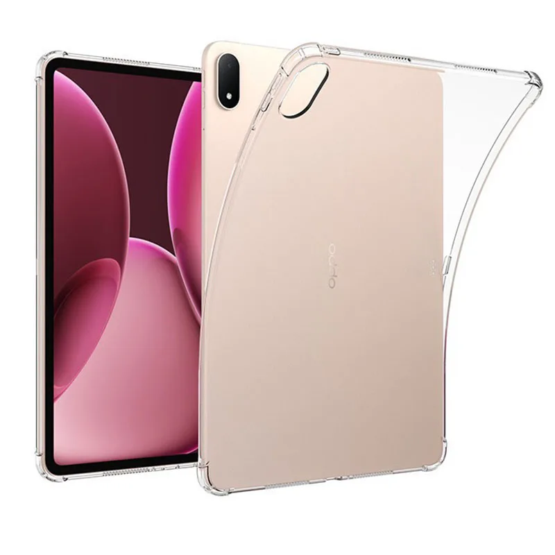 For OPPO Pad4 Pro 13.2 Inch 2025 Case Transparent TPU Soft Cover with 4 Corner Airbags Anti-Fall Shockproof Protective Shell
For OPPO Pad4 Pro 13.2 Inch 2025 Case Transparent TPU Soft Cover with 4 Corner Airbags Anti-Fall Shockproof Protective Shell