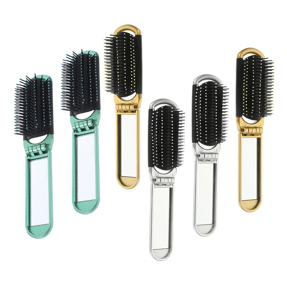 6Pcs Foldable Mirror Hairbrush Set Travel Mini Hair Brush Detangling Portable Compact Pocket Hair Comb Scalp Massage Styling
6Pcs Foldable Mirror Hairbrush Set Travel Mini Hair Brush Detangling Portable Compact Pocket Hair Comb Scalp Massage Styling