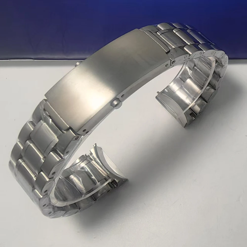 20MM Solid Stainless Steel Strap Bend End Folding Buckle Men's Metal Replacement Strap Bracelet Watch Accessories Parts
20MM Solid Stainless Steel Strap Bend End Folding Buckle Men's Metal Replacement Strap Bracelet Watch Accessories Parts