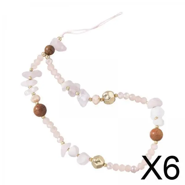 6xPhone Beads Chain Цепочка для мобильного телефона Эстетическая цепочка для телефона Женщины Девушки Розовый
6xPhone Beads Chain Цепочка для мобильного телефона Эстетическая цепочка для телефона Женщины Девушки Розовый