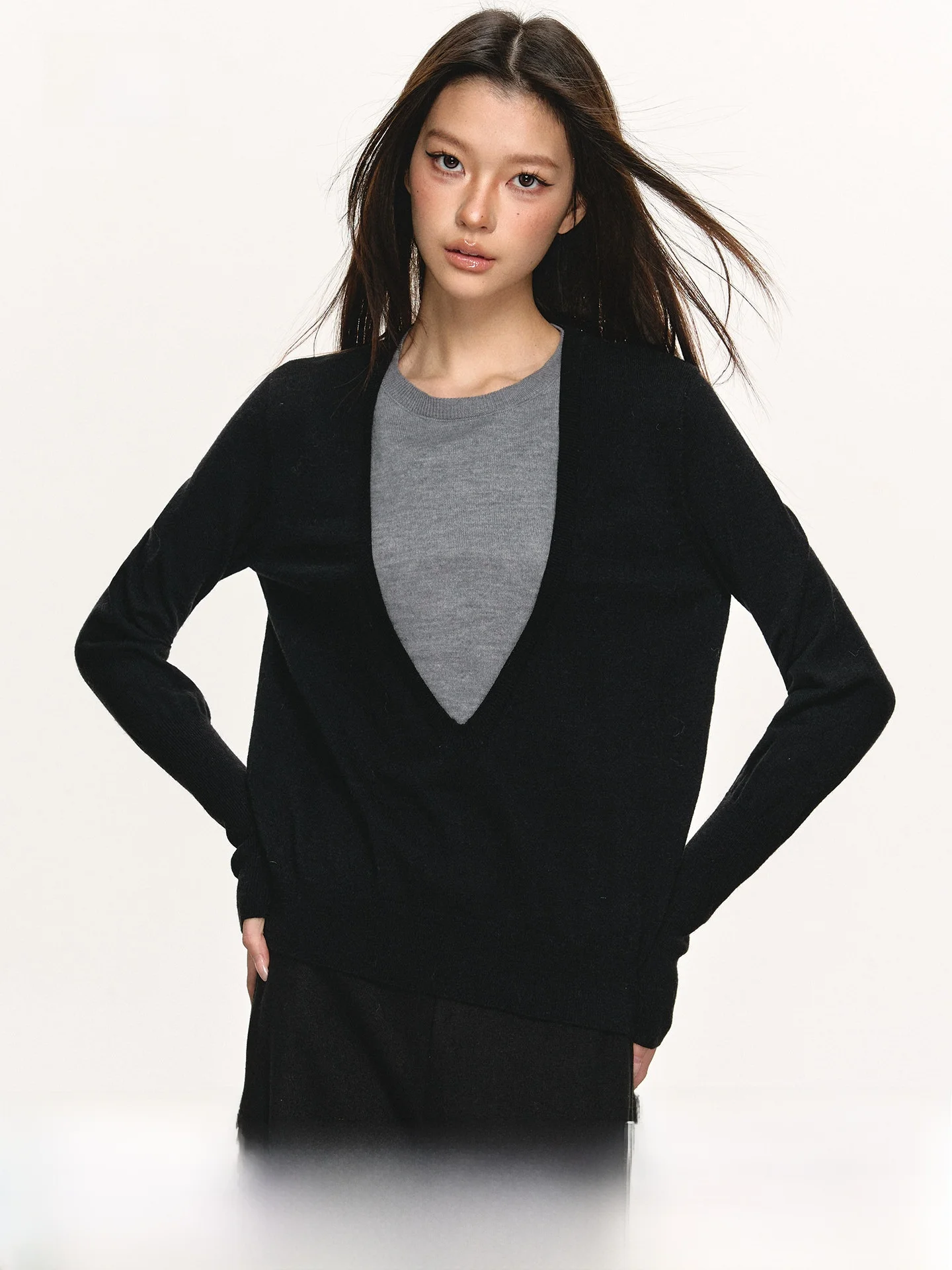 Anna Aneae Women's Knitted Long Sve round Ne Color Blo Slim Fit Top Casual Sle Spring Faion Trendy Bla irt
Anna Aneae Women's Knitted Long Sve round Ne Color Blo Slim Fit Top Casual Sle Spring Faion Trendy Bla irt