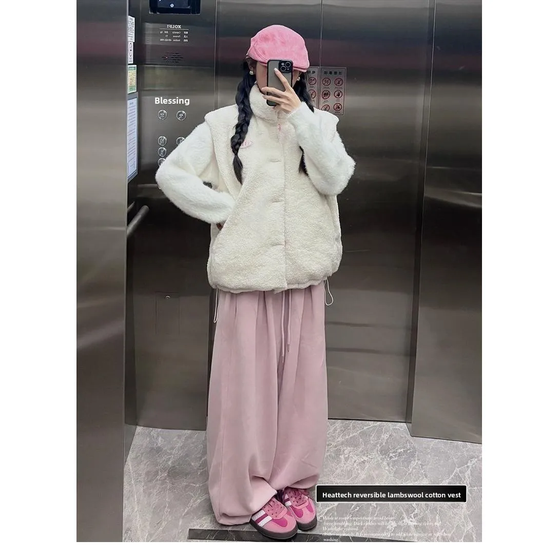 Plaid Small Size Lamb Fur Vest Women's Sle 2025 New Outerwear Spring Layering Warmth Bal Outdoors Faionable Coat
Plaid Small Size Lamb Fur Vest Women's Sle 2025 New Outerwear Spring Layering Warmth Bal Outdoors Faionable Coat