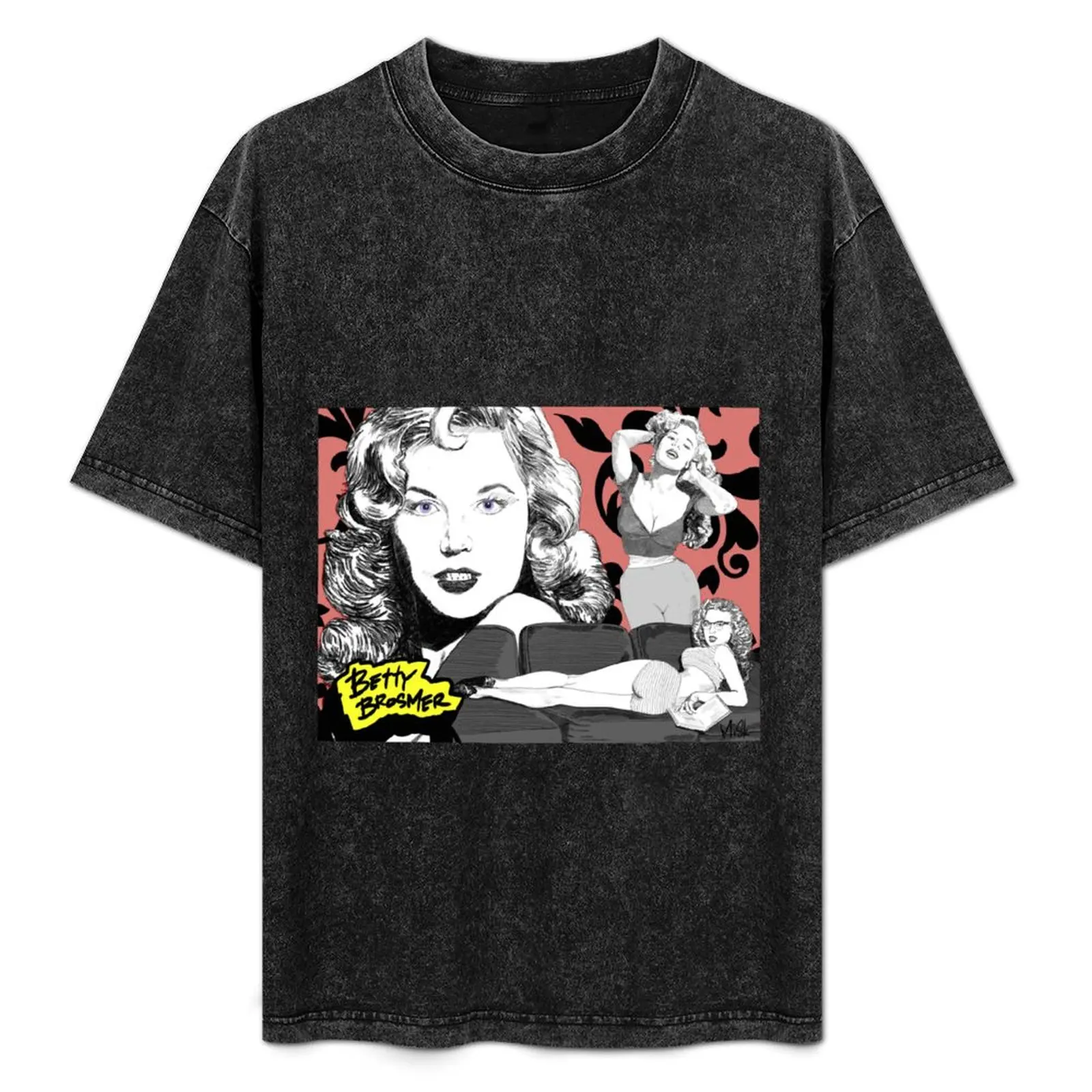 Betty Brosmer portrait T-Shirt Casual Pattern Print Tee Shirt
Betty Brosmer portrait T-Shirt Casual Pattern Print Tee Shirt