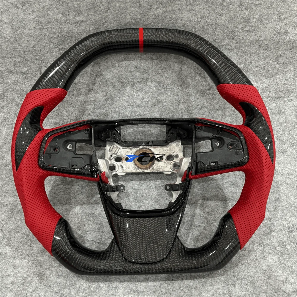 Customized Carbon Fiber red leather Steering Wheel for 2016 2017 2018 2019 2020 2021 HONDA CIVIC TYPE-R FK8
Customized Carbon Fiber red leather Steering Wheel for 2016 2017 2018 2019 2020 2021 HONDA CIVIC TYPE-R FK8