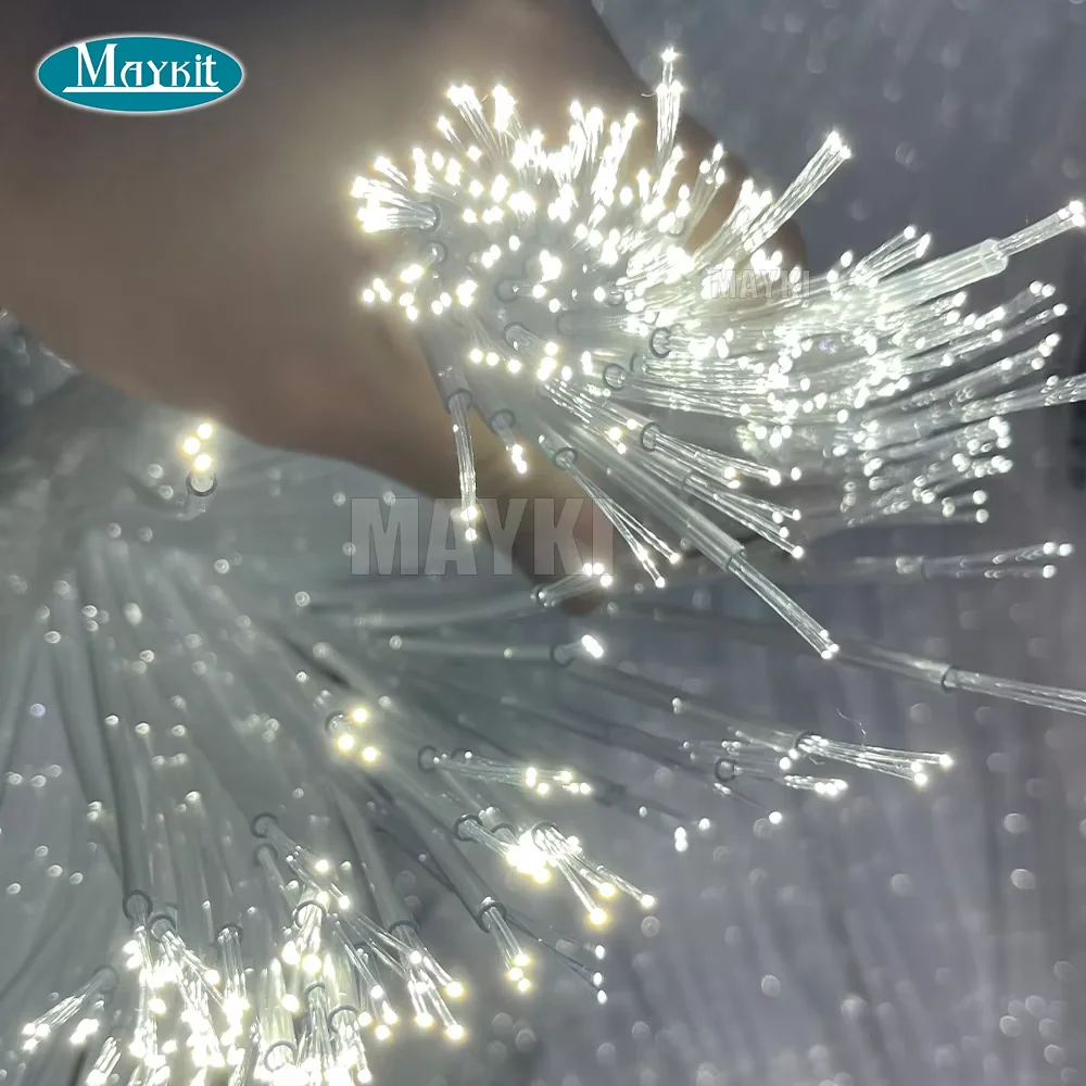 Fiber Optic Sparkle 3*0.75mm Strand Spool with clear PVC for sensory cascade lighting
Fiber Optic Sparkle 3*0.75mm Strand Spool with clear PVC for sensory cascade lighting