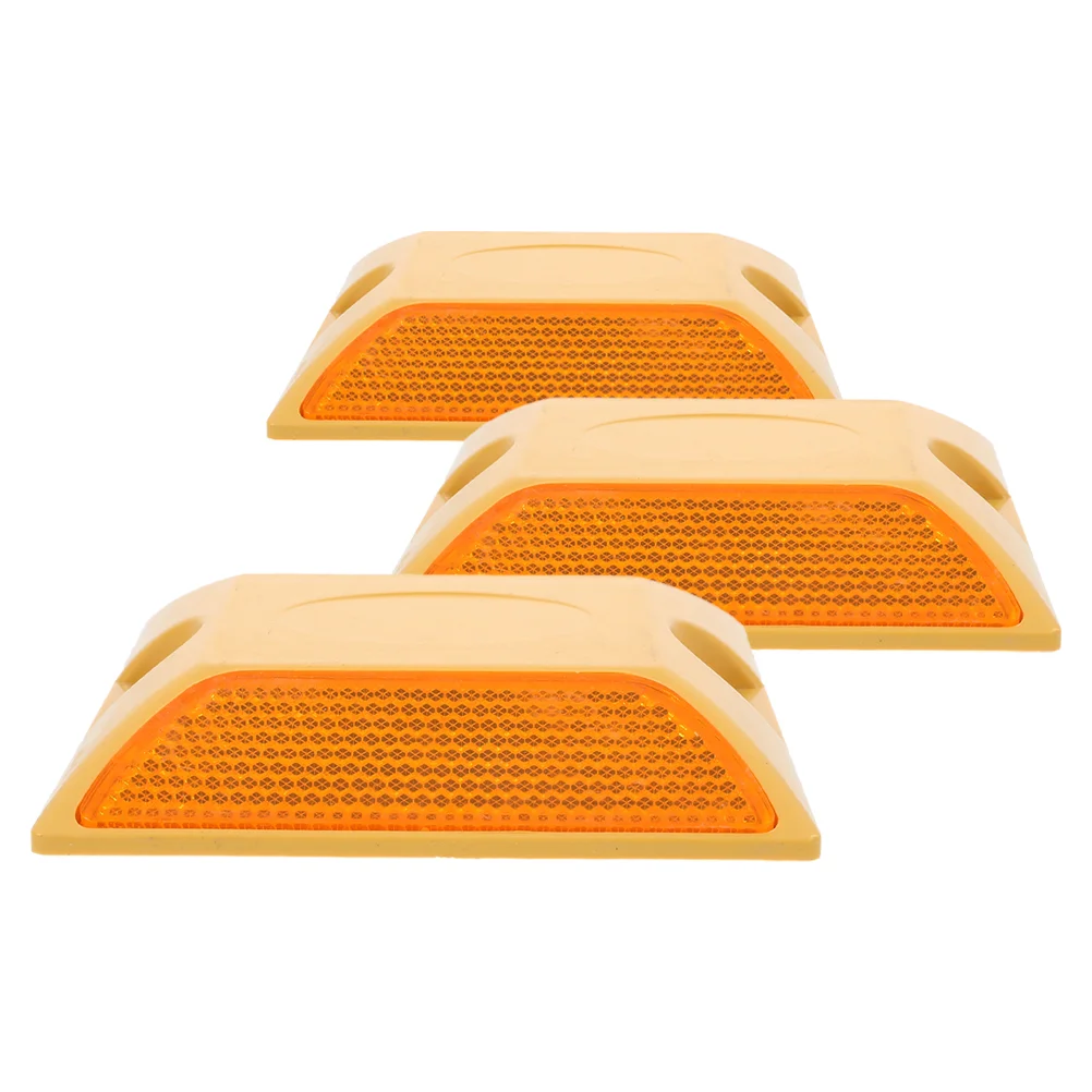 3 Pcs Reduced Ground Nail Reflector Driveway Reflective Markers High Speed Plastic
3 Pcs Reduced Ground Nail Reflector Driveway Reflective Markers High Speed Plastic