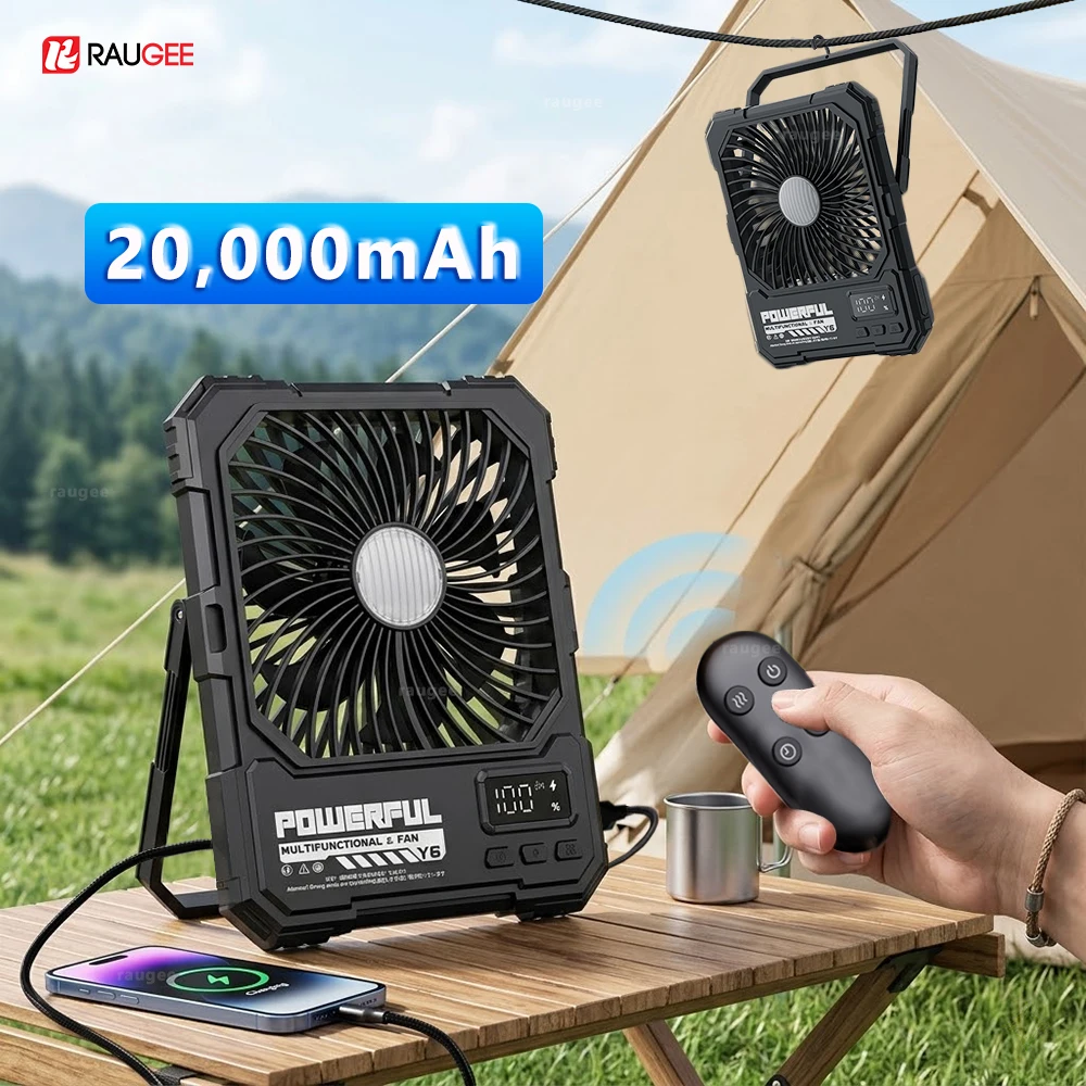 Portable Camping Fan 20000mAh Rechargeable Outdoor Desk Fan LED Light/Hanging Hook Ceiling Fan Power Bank Wireless Ceiling Fan
Portable Camping Fan 20000mAh Rechargeable Outdoor Desk Fan LED Light/Hanging Hook Ceiling Fan Power Bank Wireless Ceiling Fan