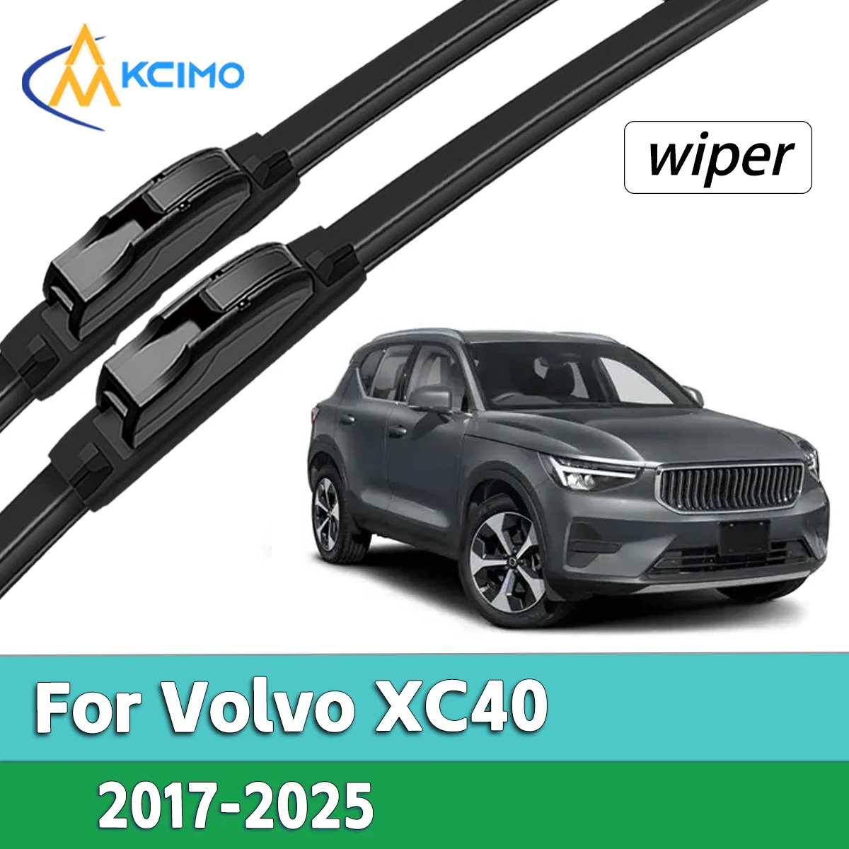 2Pcs Silent Smooth Rubber Wiper Set For Volvo XC40 2017-2025 Easy Installation Automotive Accessories
2Pcs Silent Smooth Rubber Wiper Set For Volvo XC40 2017-2025 Easy Installation Automotive Accessories