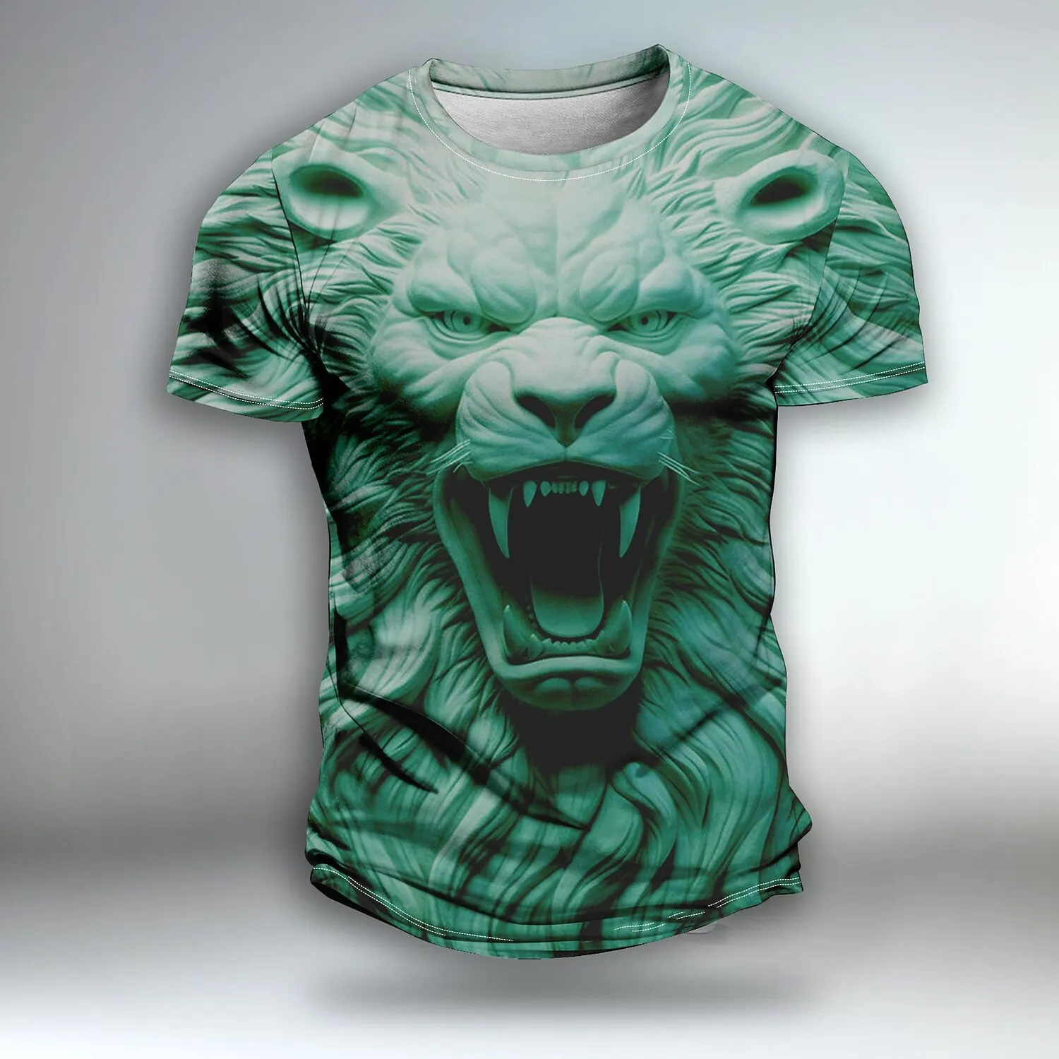 Fashion 3D Lion Print T Shirt For Men Boutique Animal Pattern Short Sleeve Tops Casual O-neck Oversized T-shirts Summer Clothing
Fashion 3D Lion Print T Shirt For Men Boutique Animal Pattern Short Sleeve Tops Casual O-neck Oversized T-shirts Summer Clothing