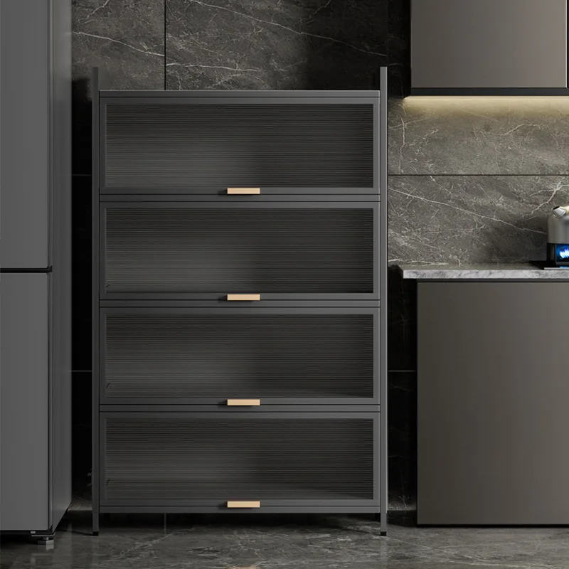 Kitchen rack Floor-to-ceiling multi-layer household with door Microwave oven storage cabinet Dust-proof side cabinet Locker
Kitchen rack Floor-to-ceiling multi-layer household with door Microwave oven storage cabinet Dust-proof side cabinet Locker