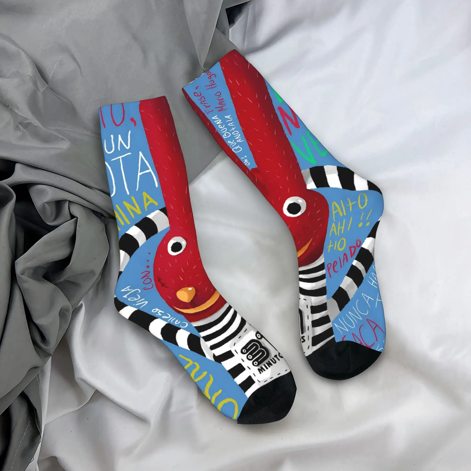 31-минутные носки Juan Carlos Bodoque, модные чулки, осенние нескользящие носки для пар, мягкие дышащие дизайнерские уличные носки
31-минутные носки Juan Carlos Bodoque, модные чулки, осенние нескользящие носки для пар, мягкие дышащие дизайнерские уличные носки