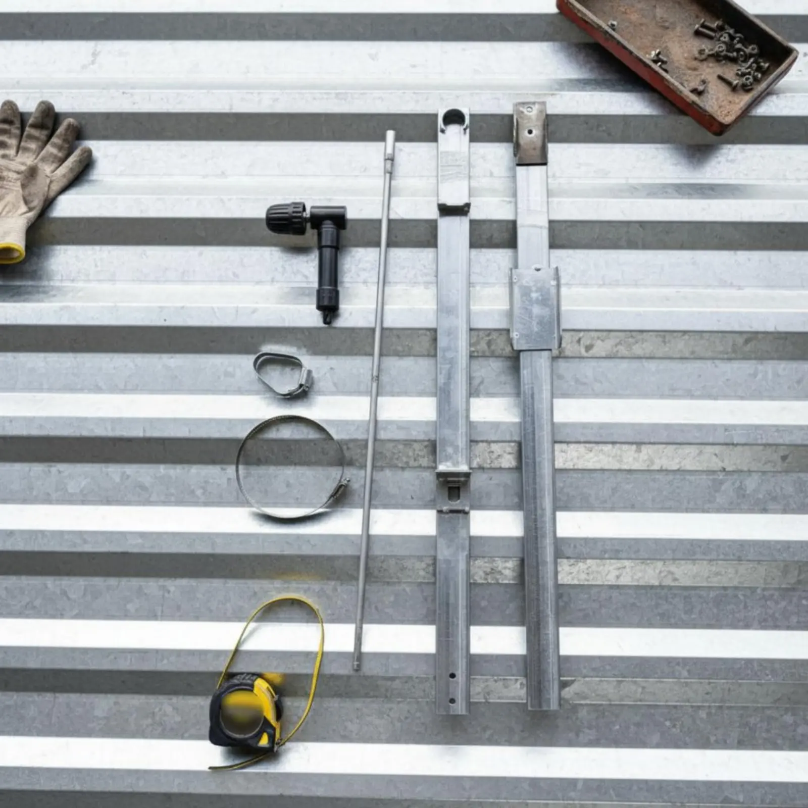 Corrugated Roof Drill Attachment Long Reach Roof Screw Driver Extended Corner Driver Time Saving 90-Degree Drill Attachment
Corrugated Roof Drill Attachment Long Reach Roof Screw Driver Extended Corner Driver Time Saving 90-Degree Drill Attachment