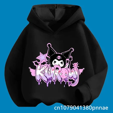 Детская спортивная толстовка на открытом воздухе Sanrio Hello Kitty Kuromi с героями мультфильмов для мальчиков и девочек 3-14 лет Kawaii Street, повседневная толстовка
Детская спортивная толстовка на открытом воздухе Sanrio Hello Kitty Kuromi с героями мультфильмов для мальчиков и девочек 3-14 лет Kawaii Street, повседневная толстовка