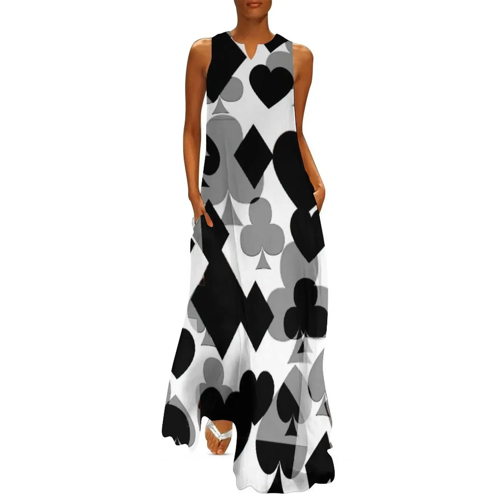 BLACK & WHITE CASINO SUITES ABSTRACTED ART Long Dress evening dress ladies summer dress for women 2025 women clothes
BLACK & WHITE CASINO SUITES ABSTRACTED ART Long Dress evening dress ladies summer dress for women 2025 women clothes