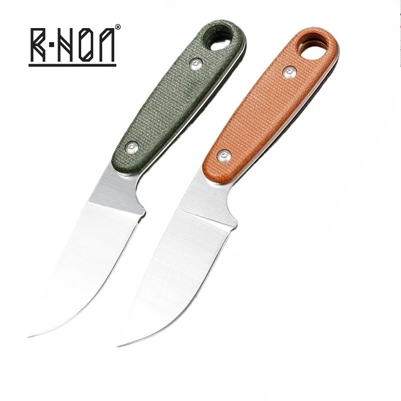 RHON 3.54" Fixed Blade Knife Full Tang Sandvik 14C28N Steel Outdoor Camping Survivial Hunting Straight Knives with Kydex Sheath
RHON 3.54" Fixed Blade Knife Full Tang Sandvik 14C28N Steel Outdoor Camping Survivial Hunting Straight Knives with Kydex Sheath