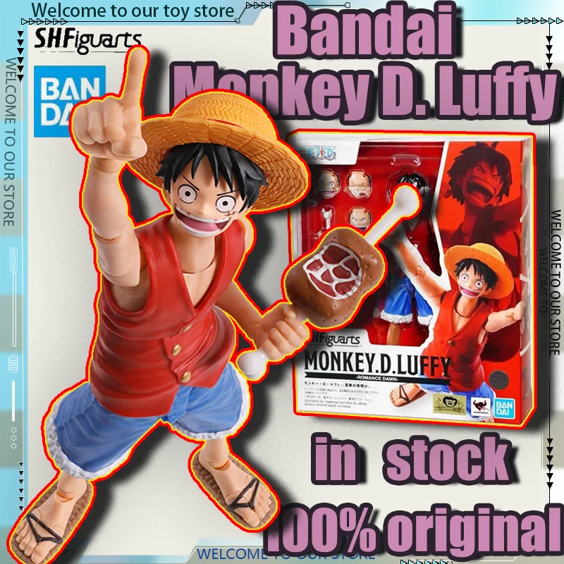 Original Bandai S.H.Figuarts SHF One Piece Monkey D. Luffy Romance Dawn Action Figure Finished Kit Collectible Model Toy Gift
Original Bandai S.H.Figuarts SHF One Piece Monkey D. Luffy Romance Dawn Action Figure Finished Kit Collectible Model Toy Gift