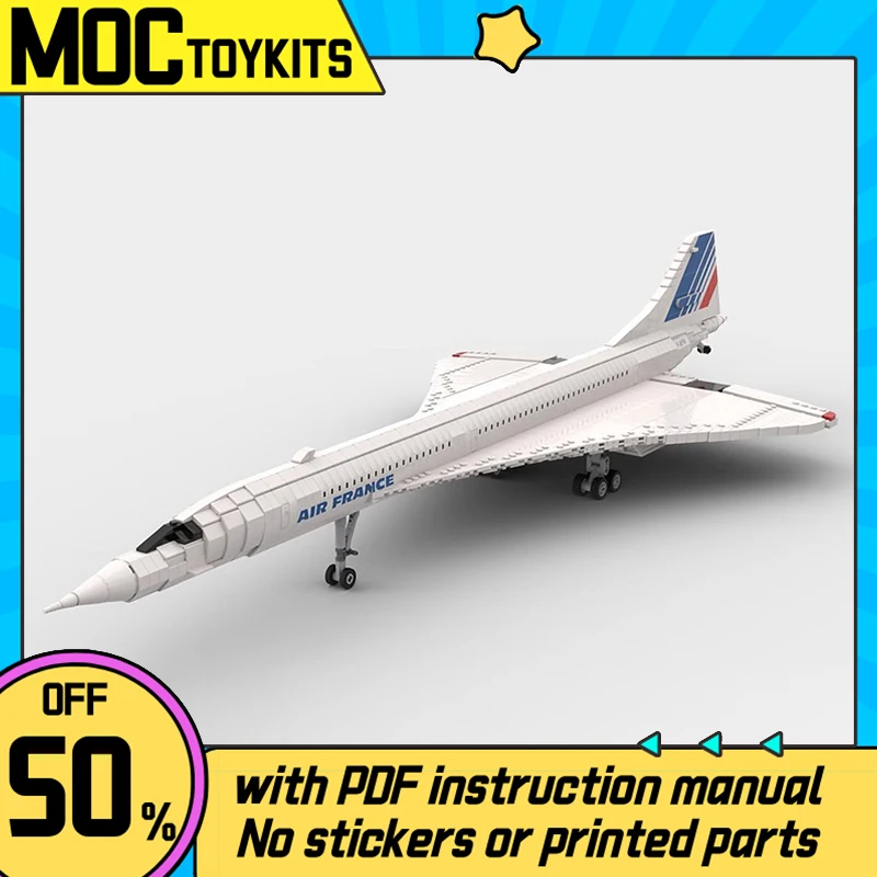 Aerospace Series MOC Creative Concorde масштаб 1:72, набор моделей строительных блоков, украшение, сделай сам, сборная игрушка, подарок на день рождения
Aerospace Series MOC Creative Concorde масштаб 1:72, набор моделей строительных блоков, украшение, сделай сам, сборная игрушка, подарок на день рождения