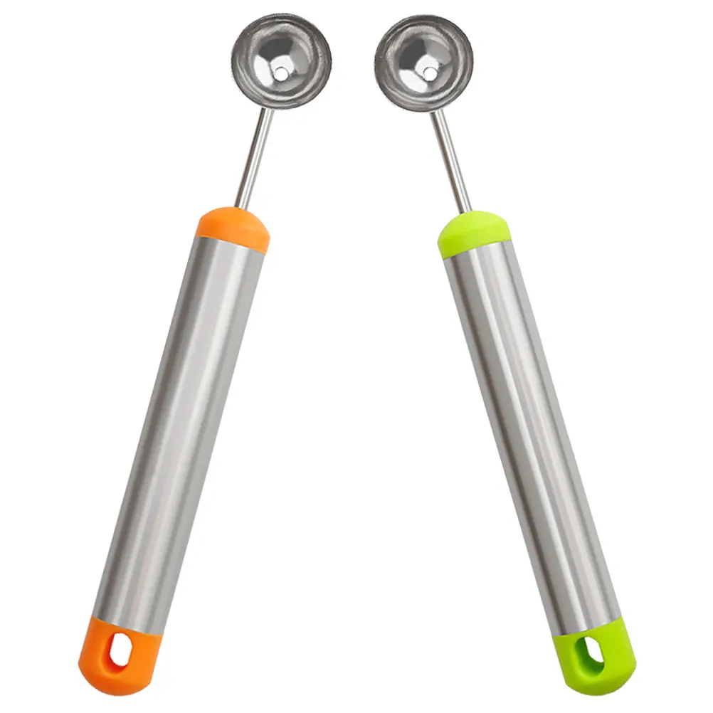 2Pcs Watermelon Scooper Stainless Steel Fruit Baller Ice Cream Scoop Melon Spoon Kitchen Tool Dessert Accessory
2Pcs Watermelon Scooper Stainless Steel Fruit Baller Ice Cream Scoop Melon Spoon Kitchen Tool Dessert Accessory