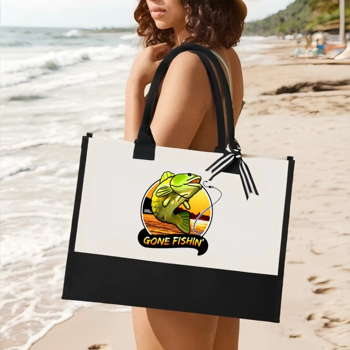 Gone Fishin' Big B 2026 Новое поступление, модная практичная просторная многоразовая сумка-тоут с принтом, 2-цветная сверхпрочная большая сумка
Gone Fishin' Big B 2026 Новое поступление, модная практичная просторная многоразовая сумка-тоут с принтом, 2-цветная сверхпрочная большая сумка