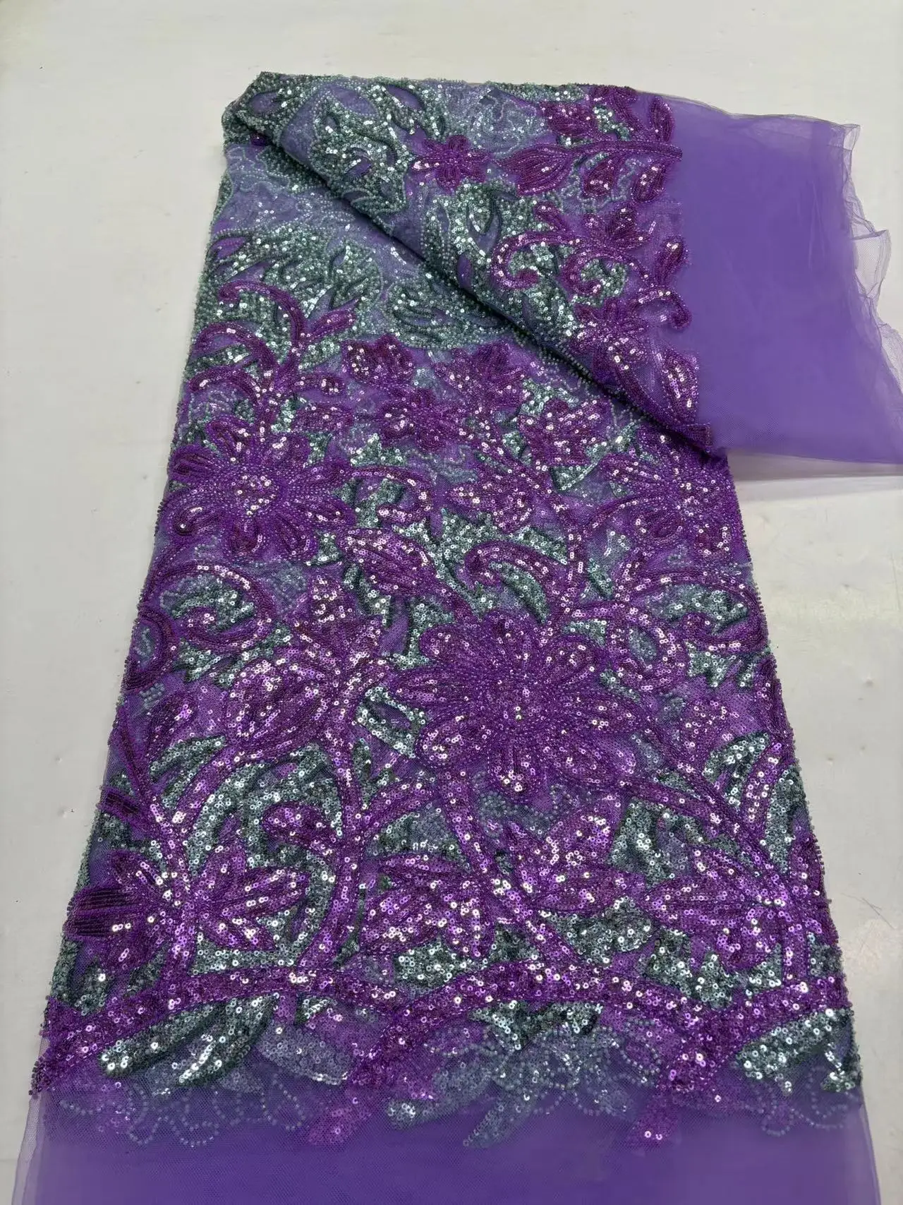 African Luxury Beaded Tulle Lace Fabric Nigerian Handmade Heavy Sequins Pearls Lace Fabric Fro Bridal Wedding Dresse Sewing
African Luxury Beaded Tulle Lace Fabric Nigerian Handmade Heavy Sequins Pearls Lace Fabric Fro Bridal Wedding Dresse Sewing
