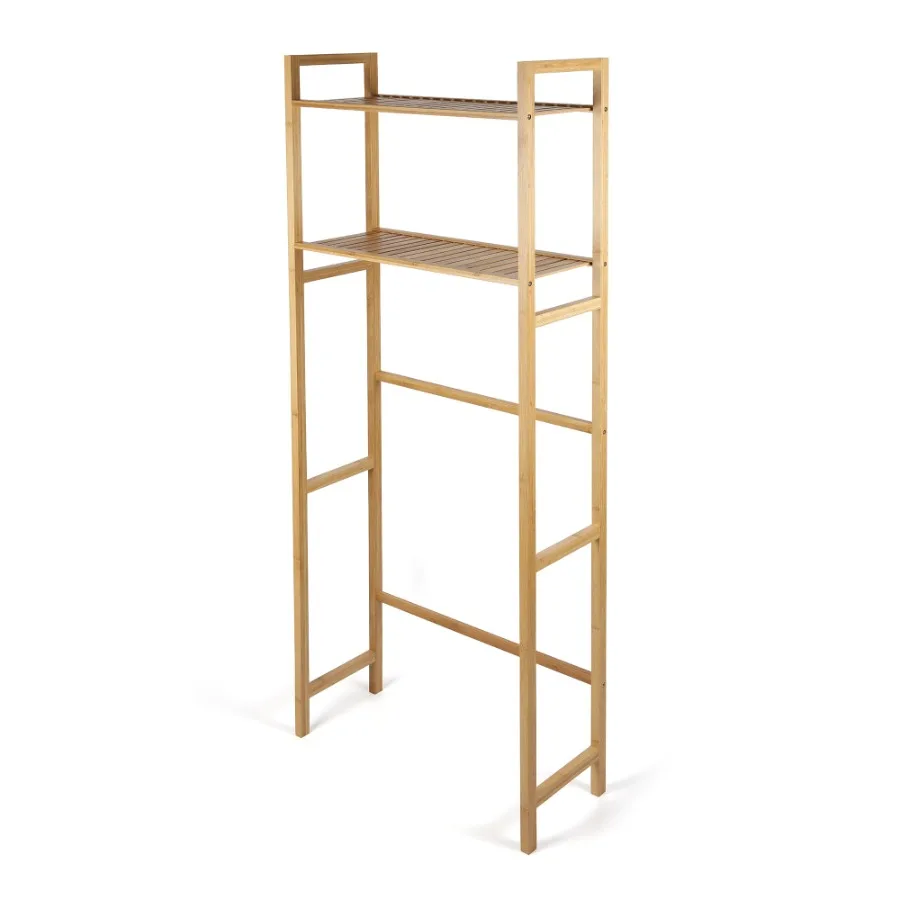 64-inch Above Toilet Free Standing Shelf 6 lb. Shelf Capacity Bamboo Adult
64-inch Above Toilet Free Standing Shelf 6 lb. Shelf Capacity Bamboo Adult