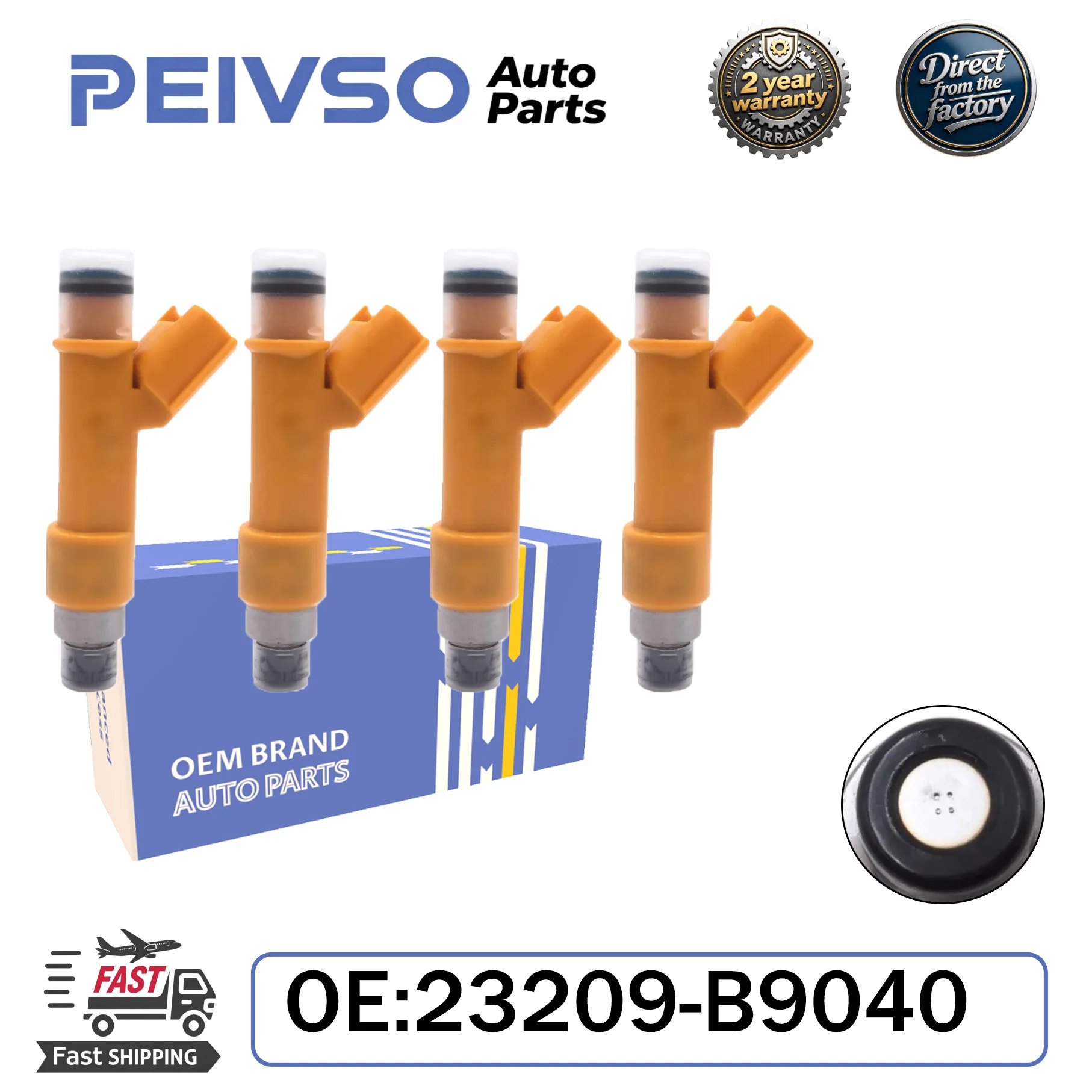 PEIVSO High Quality 4pcs/lot Fuel Injectors 23250-B9040 23209-B9040 for TOYOTA PASSO 2004-2010 Direct Injection
PEIVSO High Quality 4pcs/lot Fuel Injectors 23250-B9040 23209-B9040 for TOYOTA PASSO 2004-2010 Direct Injection
