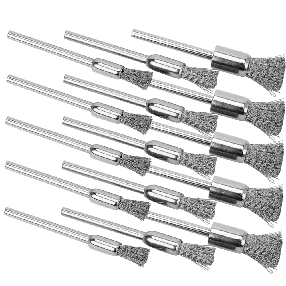 15Pcs Mini Metal Wire Wheel Brush High Efficiency Steel Wire Brush for Rust Removal Burrs Oxide Layer Cleaning Tools Useful
15Pcs Mini Metal Wire Wheel Brush High Efficiency Steel Wire Brush for Rust Removal Burrs Oxide Layer Cleaning Tools Useful
